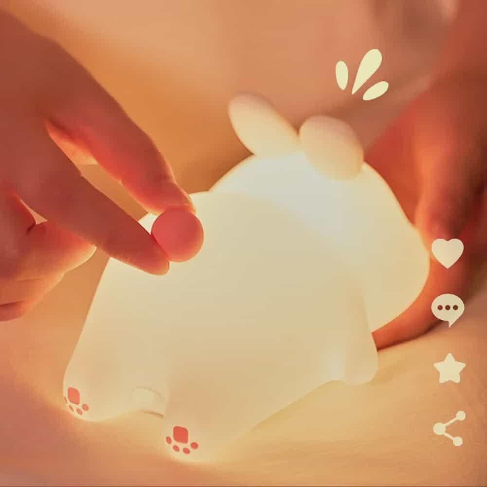 Rabbit night lamp