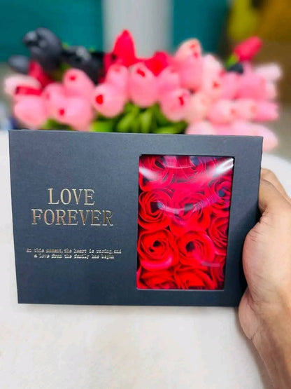 Wish Pearl + 12 Pieces Rose Flower Combo (With Premium Bag)