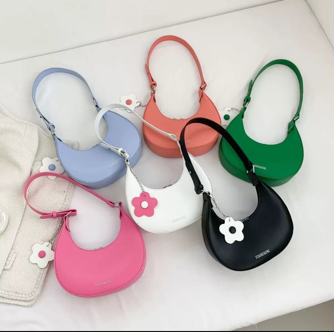 Minimalist Half-Moon Shoulder Bag