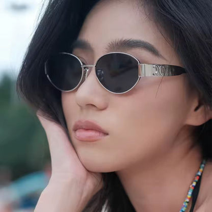 Retro Oval Fashion Sunglasses